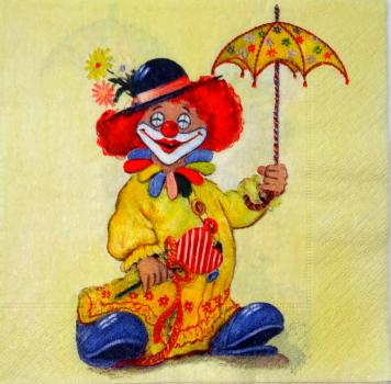 001 Clowns - 3-ply (yellow)